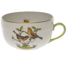 Hand-painted Herend Rothschild Bird Canton Cup Teacup in fine porcelain,, Motif 9, on a white background