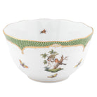 Herend Rothschild Bird Green Border Round Bowl — additional view