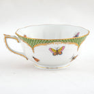 Herend Rothschild Bird Green Border Tea Cup Cup & Saucer Set, alternate view
