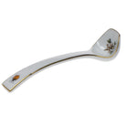Hand-painted Herend Rothschild Bird Small Ladle in fine porcelain, 5.25in L, on a white background