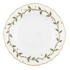 Hand-painted Herend Rothschild Garden Salad Plate in fine porcelain, 7.5in D, on a white background