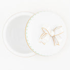 Herend Round Box with Bow – Key Lime, alternate view