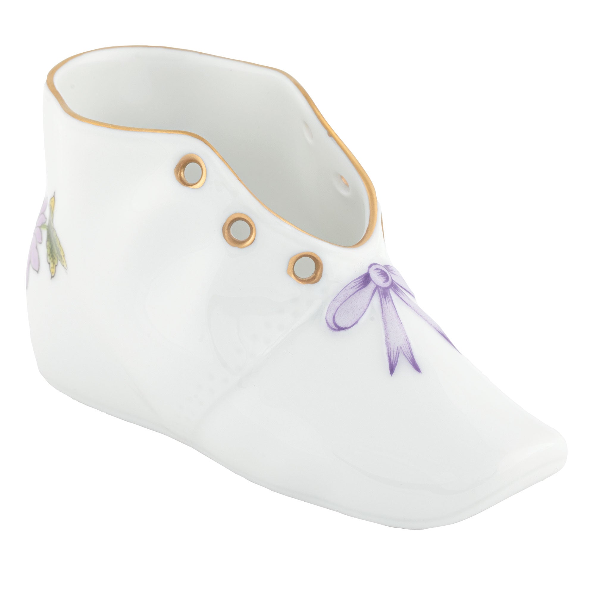 Herend Royal Garden Flowers Baby Shoe Baby Keepsake — additional view