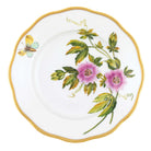 Herend Salad Plate porcelain figurine painted in the Multicolor (3) fishnet pattern