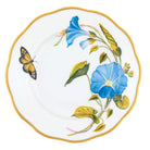 Hand-painted Herend Salad Plate in Multicolor (4) fishnet porcelain on a white background