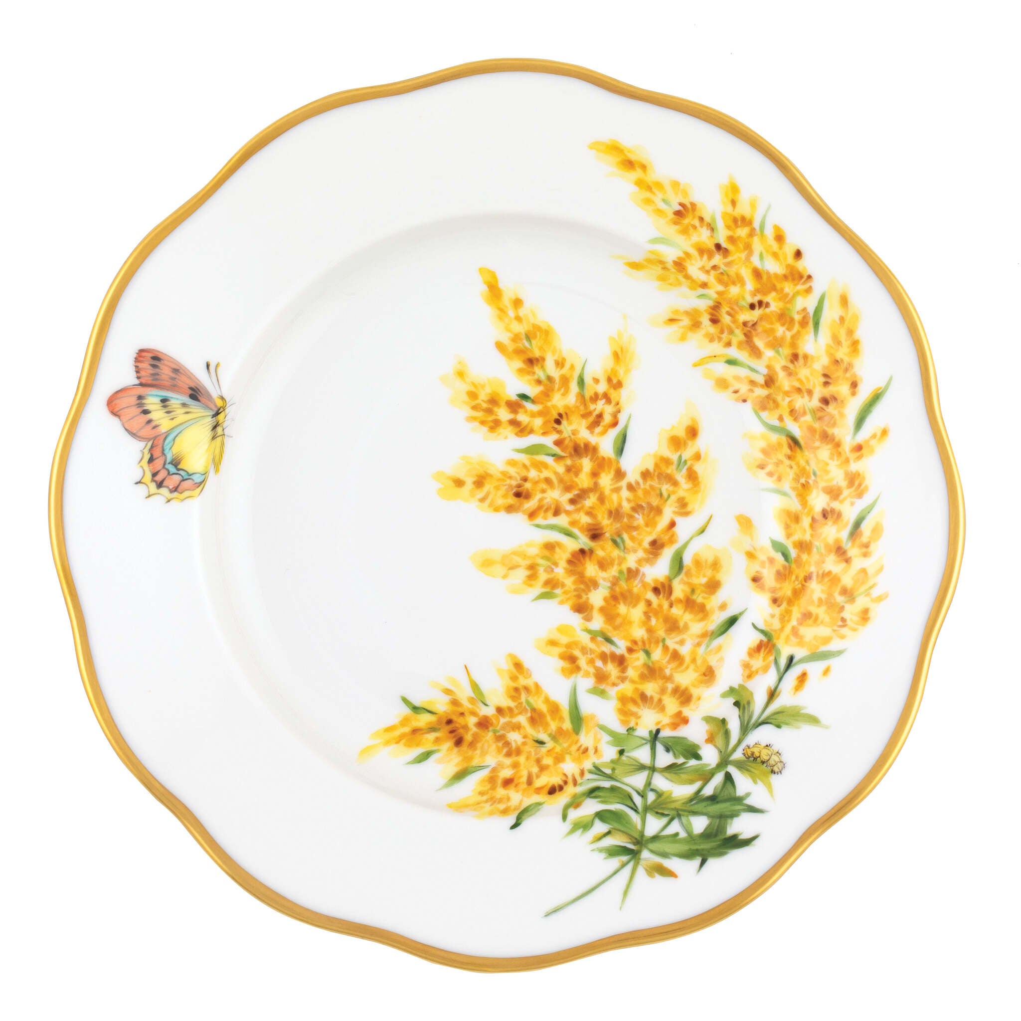 Salad Plate in hand-painted Multicolor (6) porcelain by Herend of Hungary
