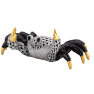 Black fishnet Sand Crab Figurine figurine, hand-painted Herend porcelain with 24k gold accents