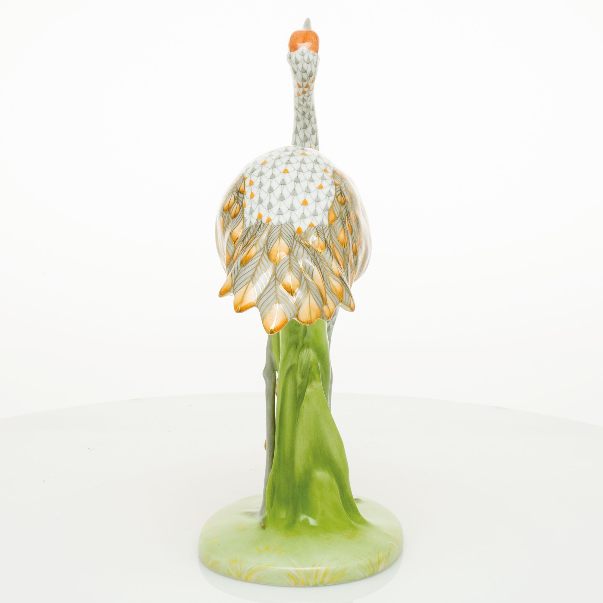 Herend Sandhill Crane and Babies Figurine — additional view