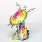 Herend Sea Turtle with Coral Figurine — additional view