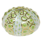 Sea Urchin Figurine in hand-painted Key Lime porcelain by Herend of Hungary