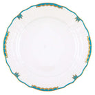 Hand-painted Herend Service Plate in fine porcelain, 11in D, on a white background