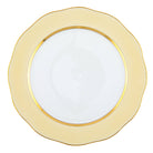 Hand-painted Herend Silk Ribbon - Beige Charger Charger & Service Plate in fine porcelain, 12in D, on a white background