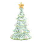 Simple Christmas Tree Figurine in hand-painted Key Lime porcelain by Herend of Hungary