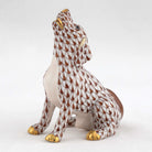 Herend Singing Beagle Figurine – Chocolate, alternate view