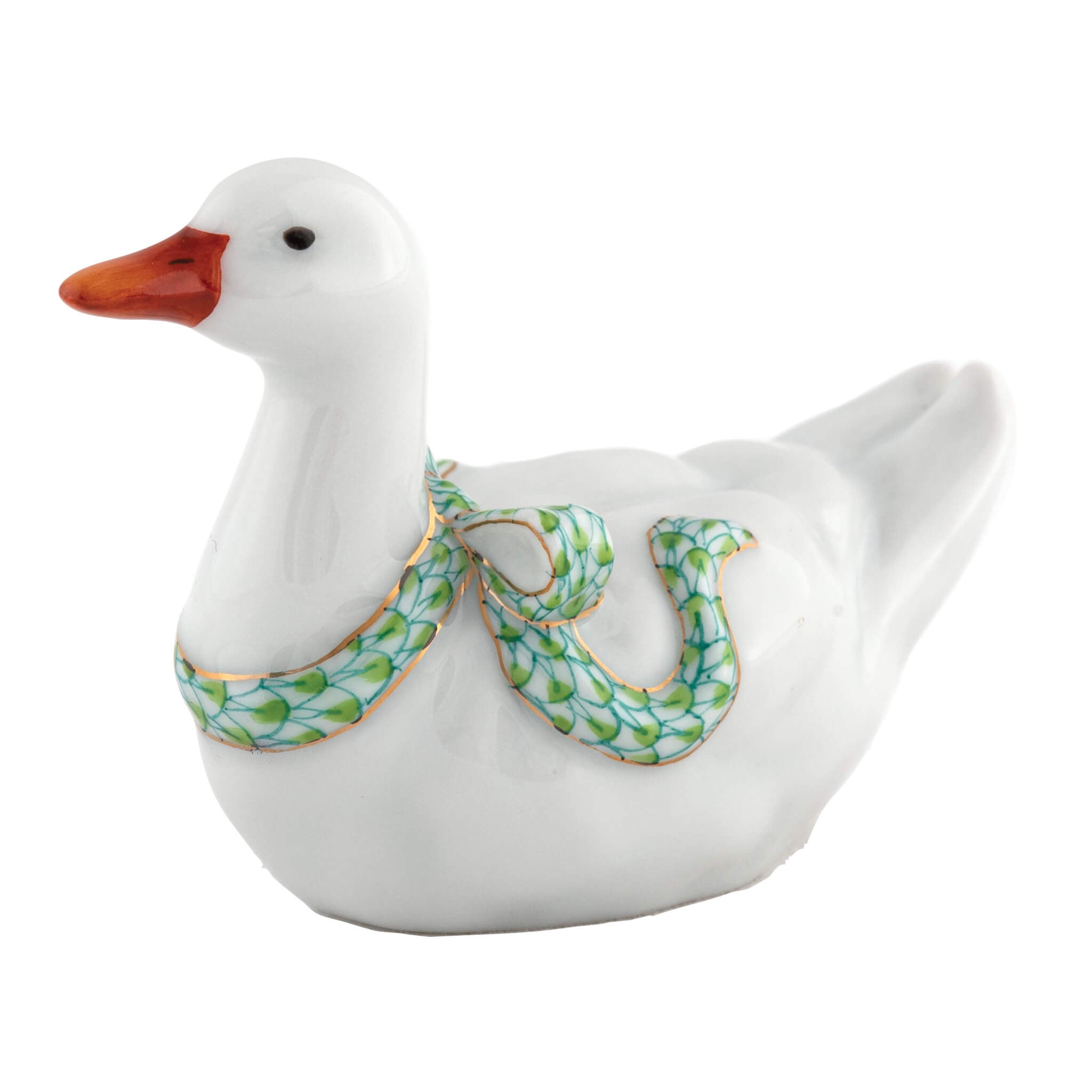 Herend Sitting Duck in Keylime