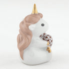Herend Sitting Unicorn Figurine – Chocolate, alternate view