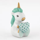 Herend Sitting Unicorn Figurine – Green, alternate view