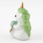 Herend Sitting Unicorn Figurine – Key Lime, alternate view