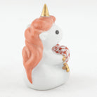 Herend Sitting Unicorn Figurine – Rust, alternate view