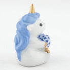 Herend Sitting Unicorn Figurine – Sapphire, alternate view
