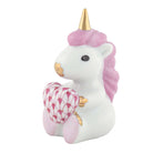 Herend Sitting Unicorn in Raspberry - Hand-painted Hungarian porcelain by Herend. Paris Tableware.