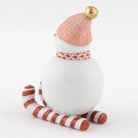 Herend Skiing Snowman Figurine – Rust, alternate view