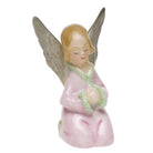 Small Angel Figurine in hand-painted Natural porcelain by Herend of Hungary