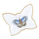 Motif 1 fishnet Small Butterfly Tray Decorative Plate figurine, hand-painted Herend porcelain with 24k gold accents