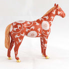 Herend Small Horse Figurine – Chrysanthemum, alternate view