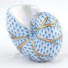 Herend Small Nautilus Figurine – Blue, alternate view