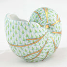 Herend Small Nautilus Figurine – Key Lime, alternate view