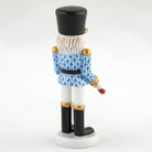 Herend Small Nutcracker W/Candy Cane Figurine – Blue, alternate view