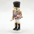 Herend Small Nutcracker W/Candy Cane Figurine – Chocolate, alternate view