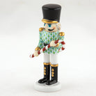 Herend Small Nutcracker W/Candy Cane Figurine – Key Lime, alternate view