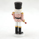 Herend Small Nutcracker W/Candy Cane Figurine – Rust, alternate view