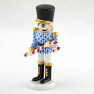 Herend Small Nutcracker W/Candy Cane Figurine – Sapphire, alternate view