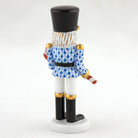 Herend Small Nutcracker W/Candy Cane Figurine – Sapphire, alternate view