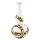 Herend Snake Vase in Multicolor - Hand-painted Hungarian porcelain by Herend. Paris Tableware.