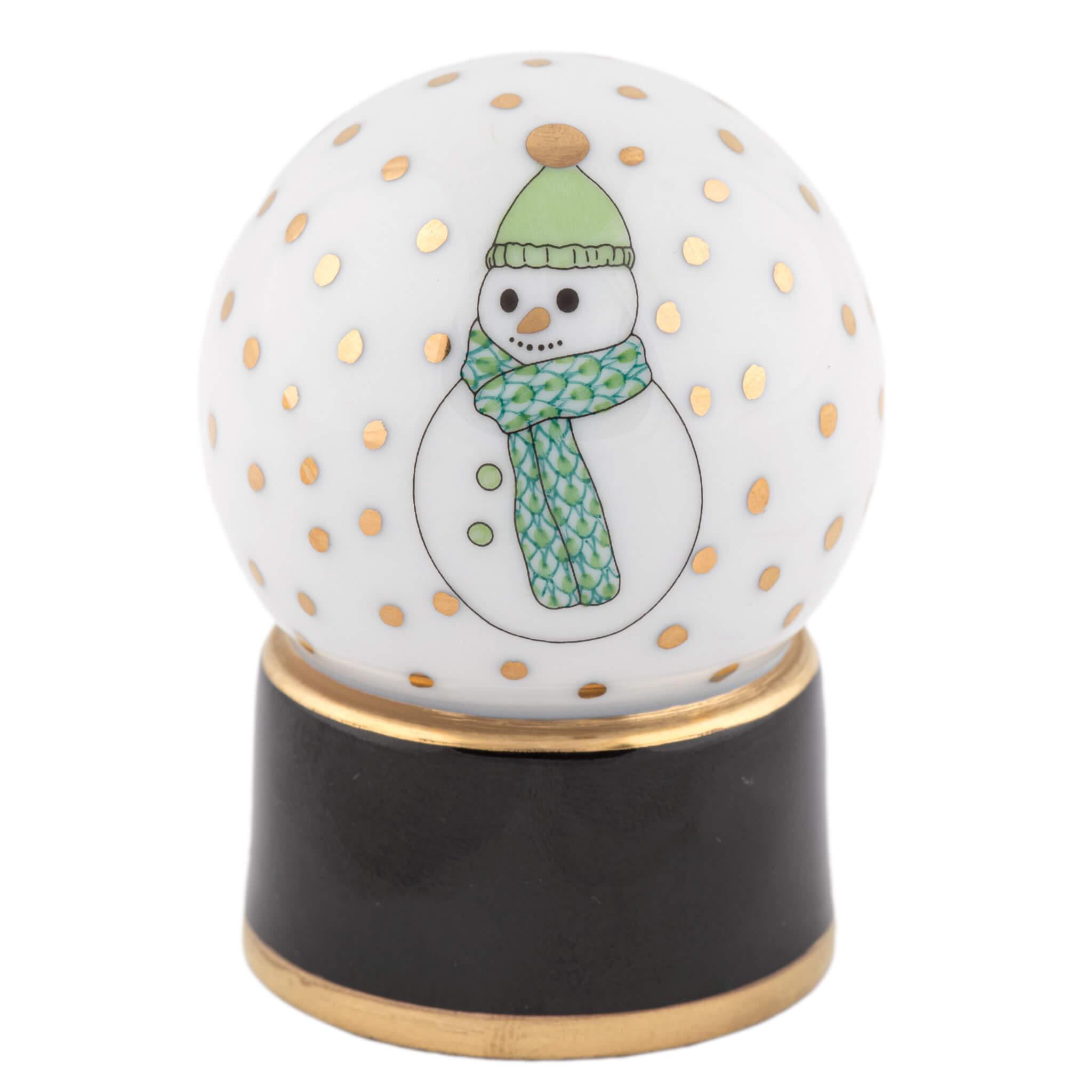 Herend Snow Globe in Keylime