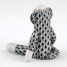 Herend Sock Monkey Figurine – Black, alternate view