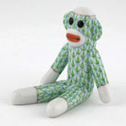 Herend Sock Monkey Figurine – Key Lime, alternate view