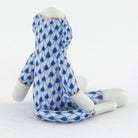 Herend Sock Monkey Figurine – Sapphire, alternate view