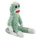 Sock Monkey Figurine in hand-painted Key Lime porcelain by Herend of Hungary