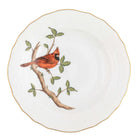 Hand-painted Herend Song Bird Dessert Plate in fine porcelain, 8.25in D,, Motif 5, on a white background