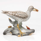 Herend Spotted Sandpiper on Driftwood Figurine — additional view