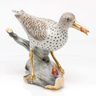 Herend Spotted Sandpiper on Driftwood Figurine — additional view