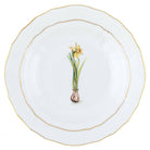 Herend Spring Bulbs Dessert Plate Daffodil in Multicolor - Hand-painted Hungarian porcelain by Herend. Paris Tableware.