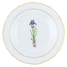 Herend Spring Bulbs Dessert Plate Iris in Multicolor - Hand-painted Hungarian porcelain by Herend. Paris Tableware.