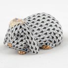 Herend Spring Bunny Figurine – Black, alternate view