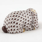 Herend Spring Bunny Figurine – Chocolate, alternate view